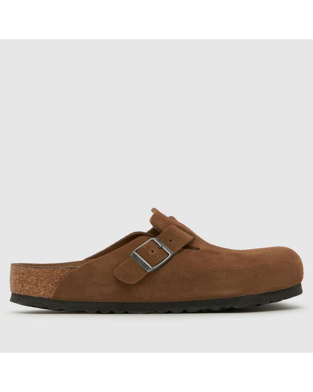 Birkenstock Brown Boston Soft Footbed Clog Sandals