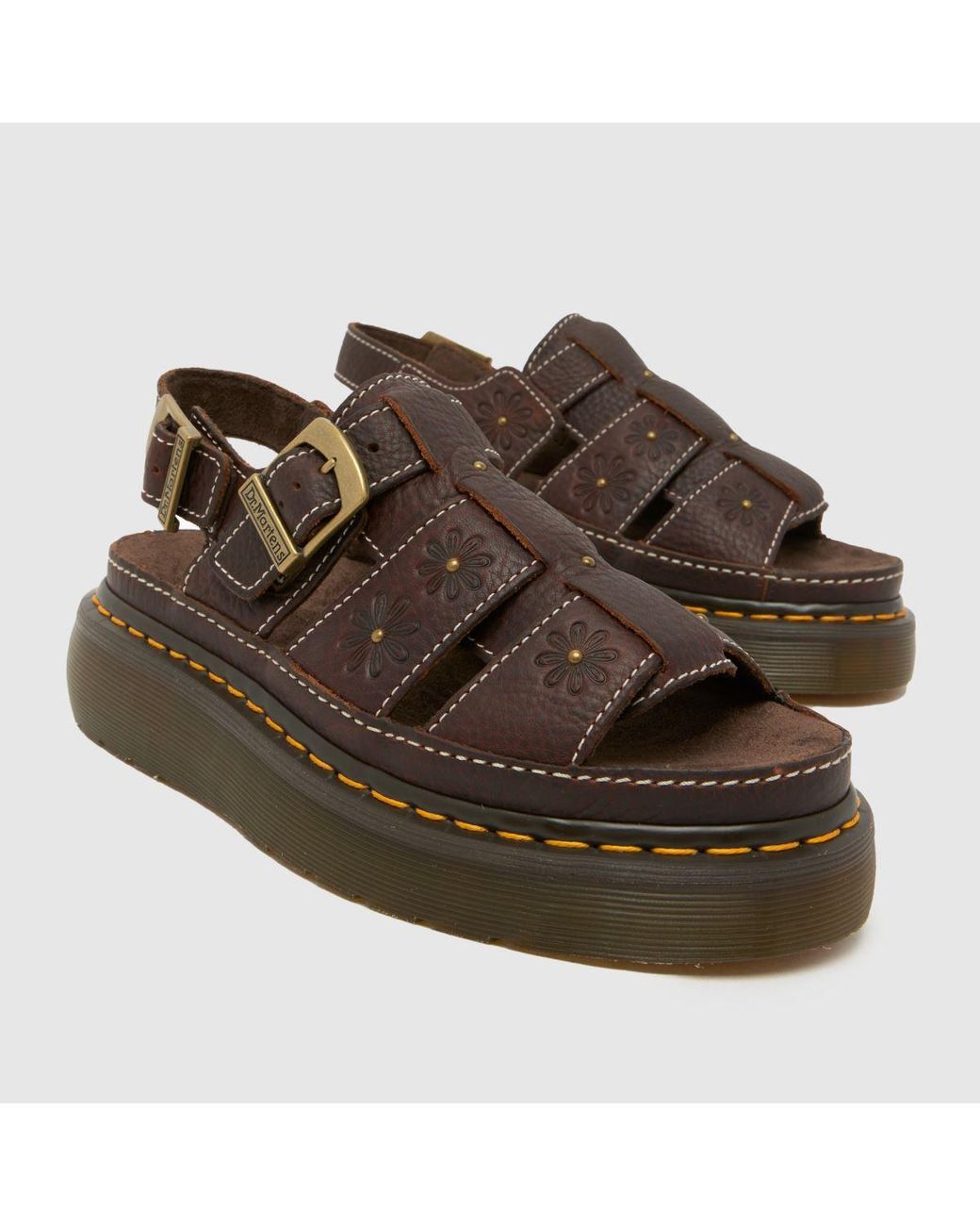 Dr. Martens Brown Wrenlie Sandals