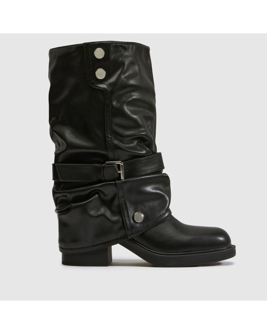 SIMMI Black Echo Slouch Mid Boots