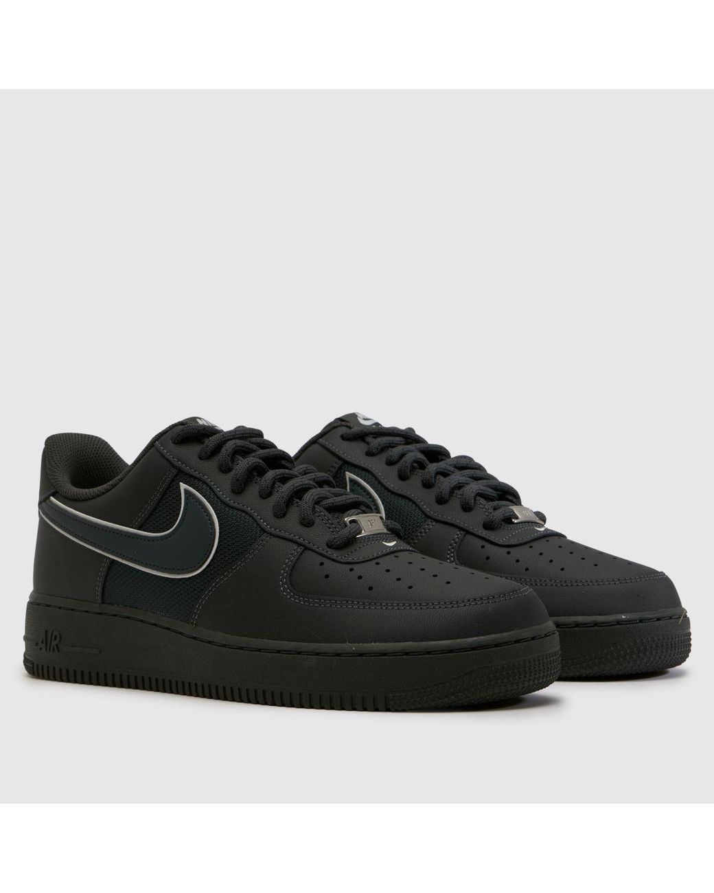Nike Black Air Force 1 Trainers for men