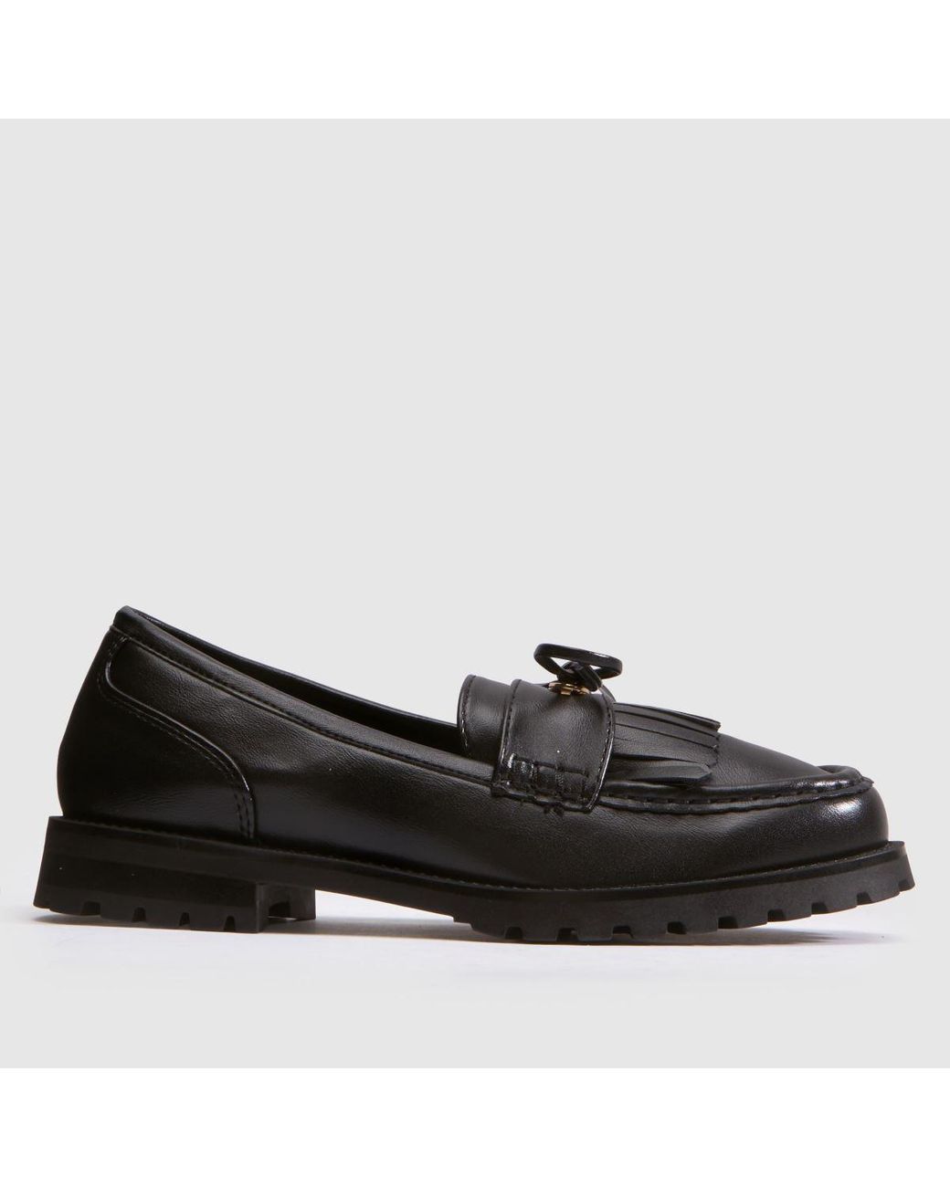 SIMMI Black Vine Loafer Flats