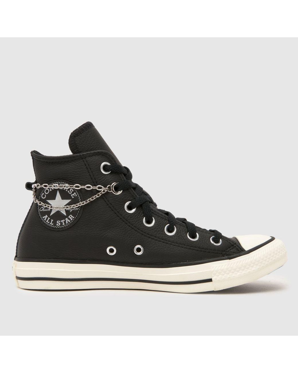 Converse Black All Star Hi Pierced Trainers