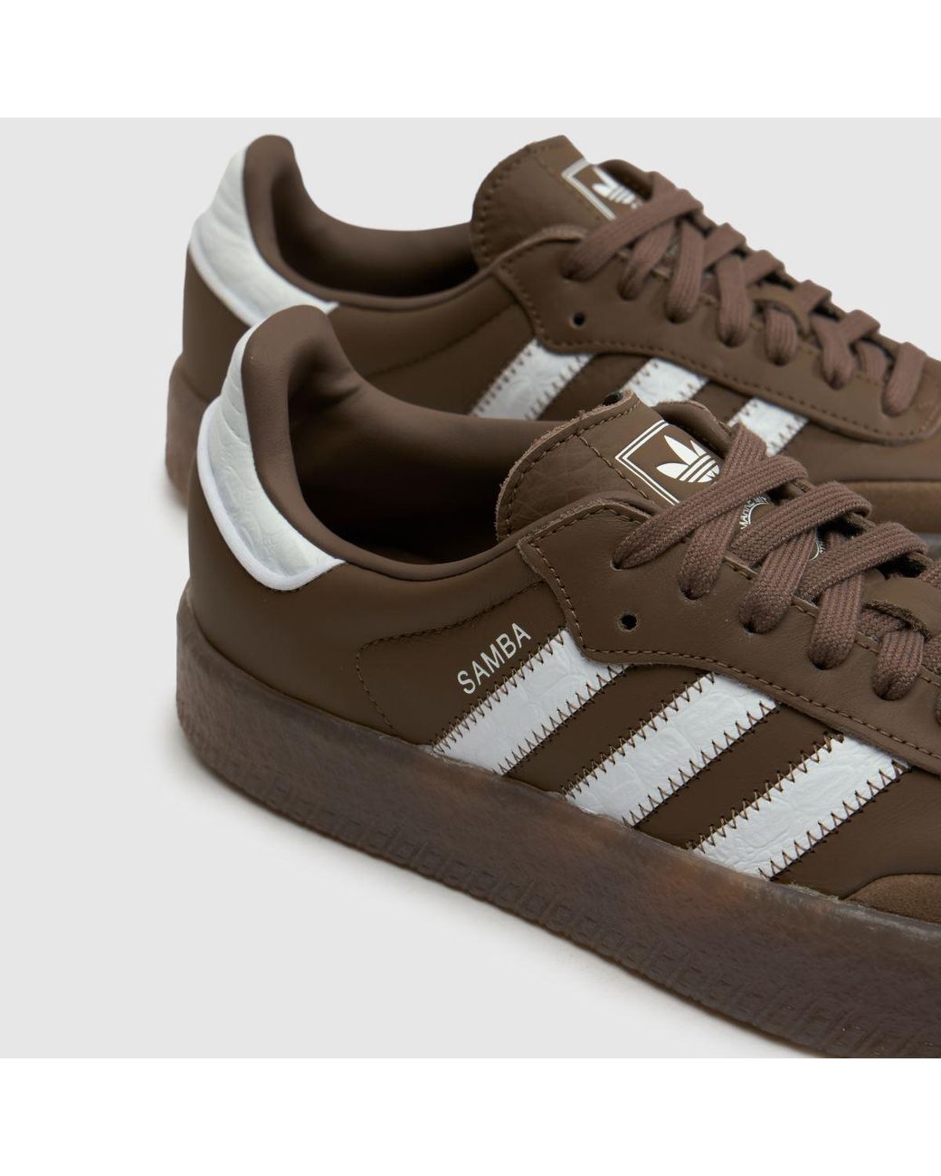 Adidas Brown Sambae Trainers
