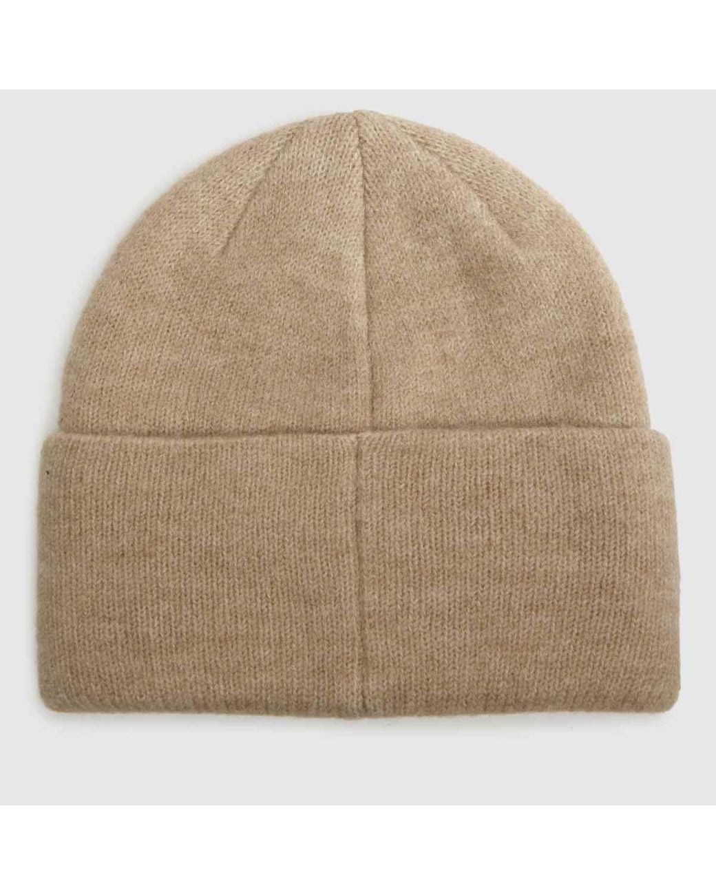 Ugg Natural Fuzzy Logo Beanie