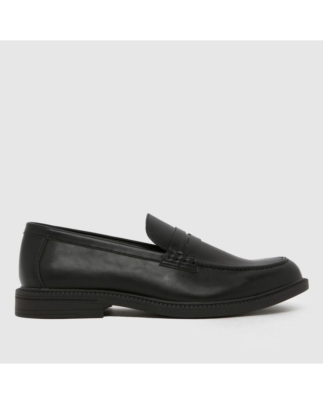 Schuh Black Reagan Loafer Shoes for men
