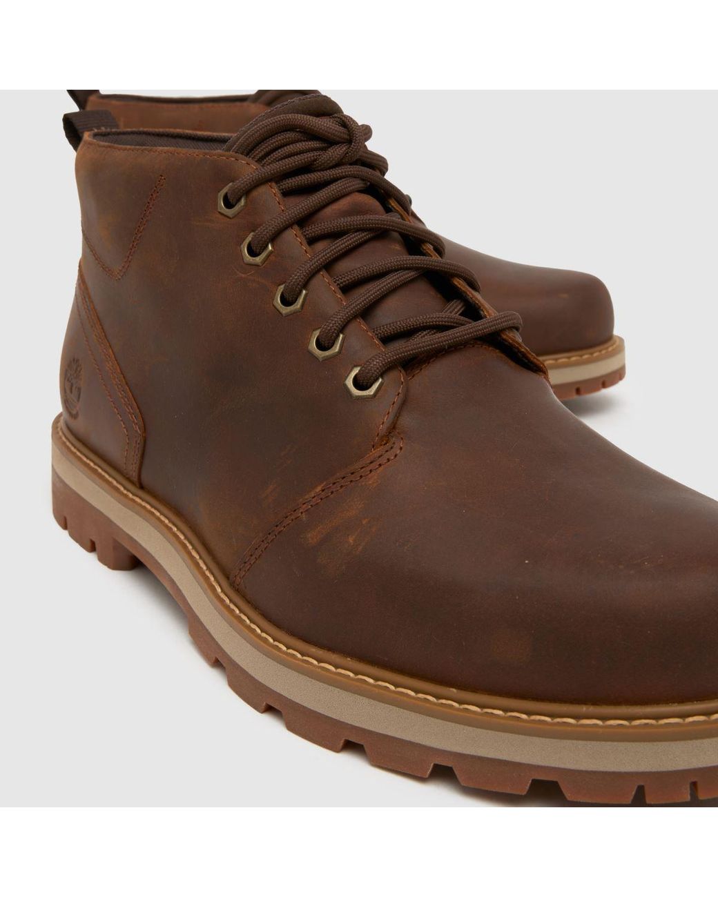 Timberland Brown Britton Road Chukka Boots for men