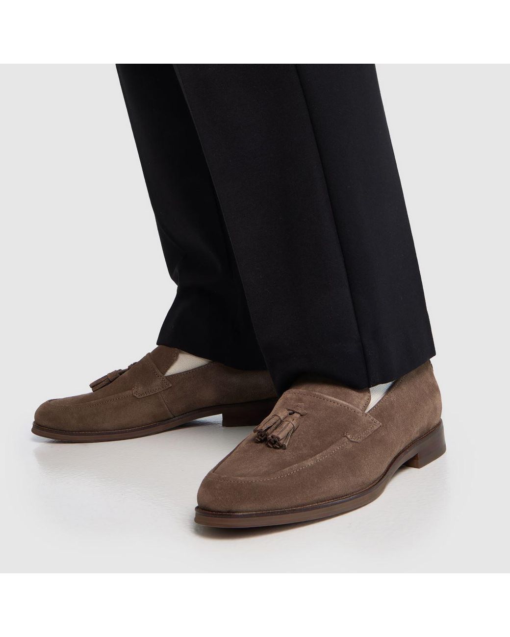 Schuh Green Ronen Suede Loafer Shoes for men