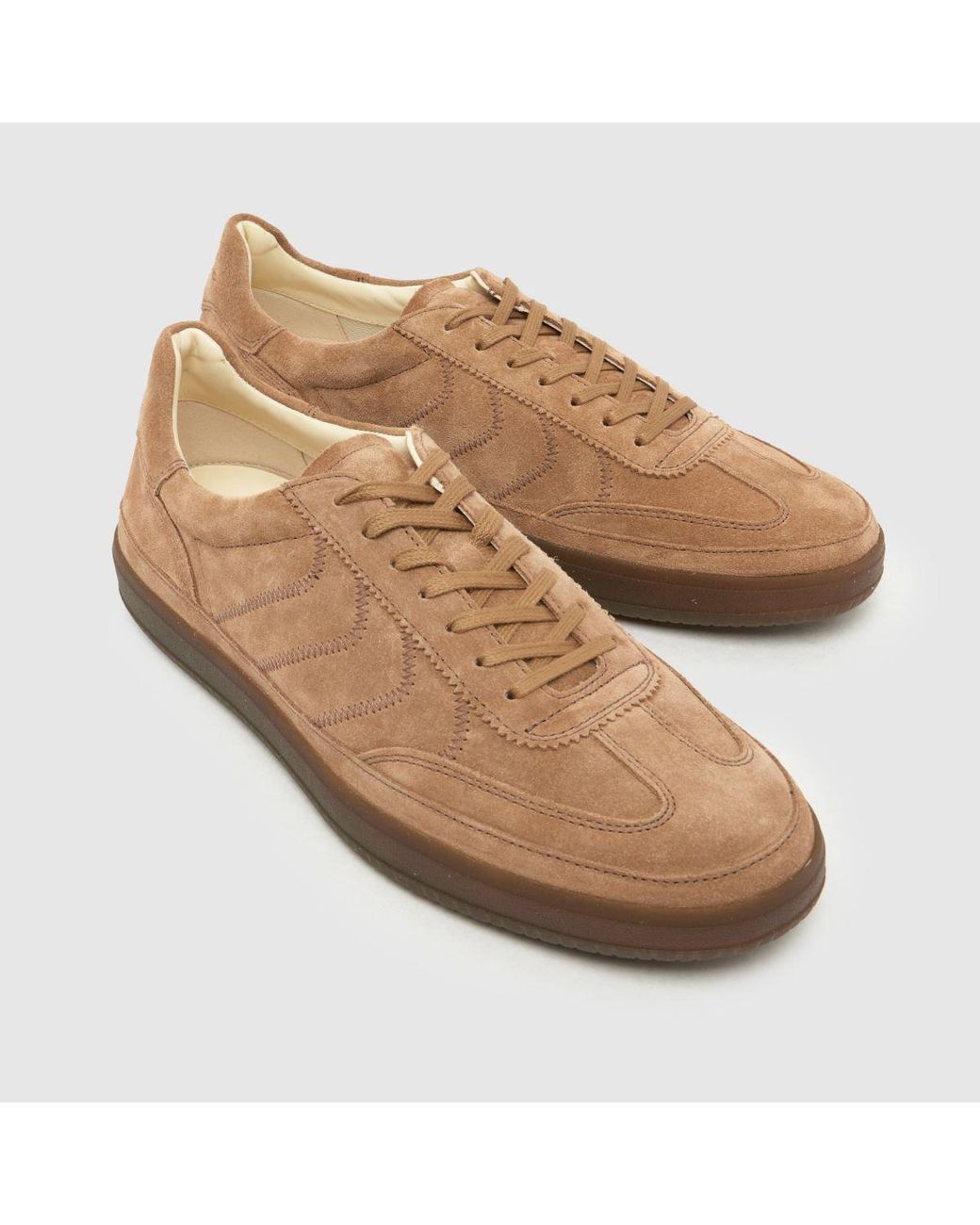 Vagabond Brown Shoemakers Leo Suede Retro Trainers for men