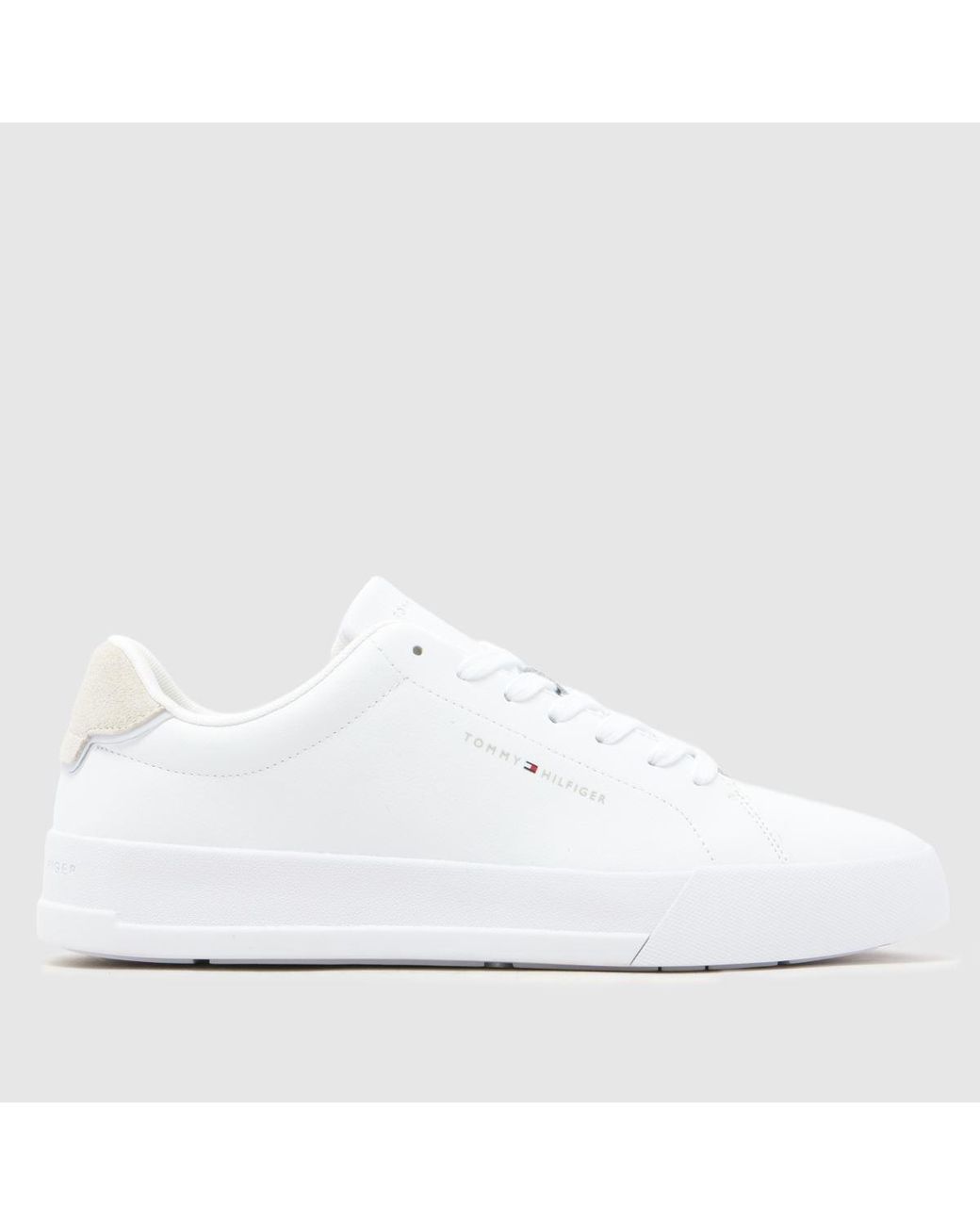 Tommy Hilfiger White Tommy Hilfiger Court Core Trainers for men