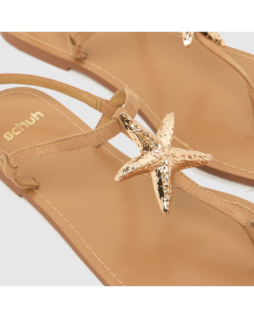 Schuh Metallic Tove Shell Sandals