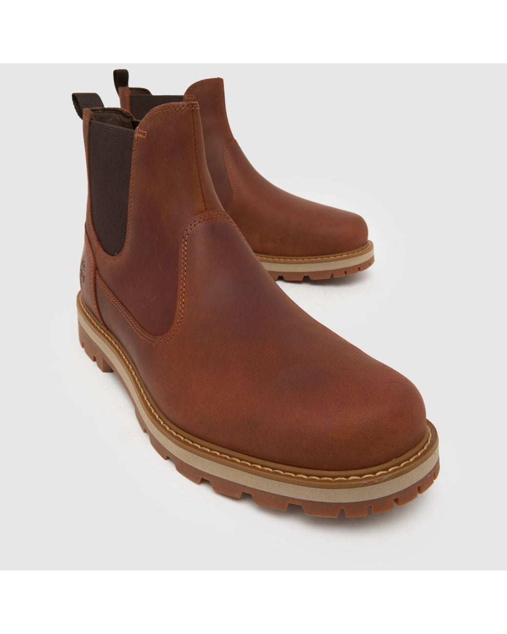 Timberland Brown Britton Road Chelsea Boots for men