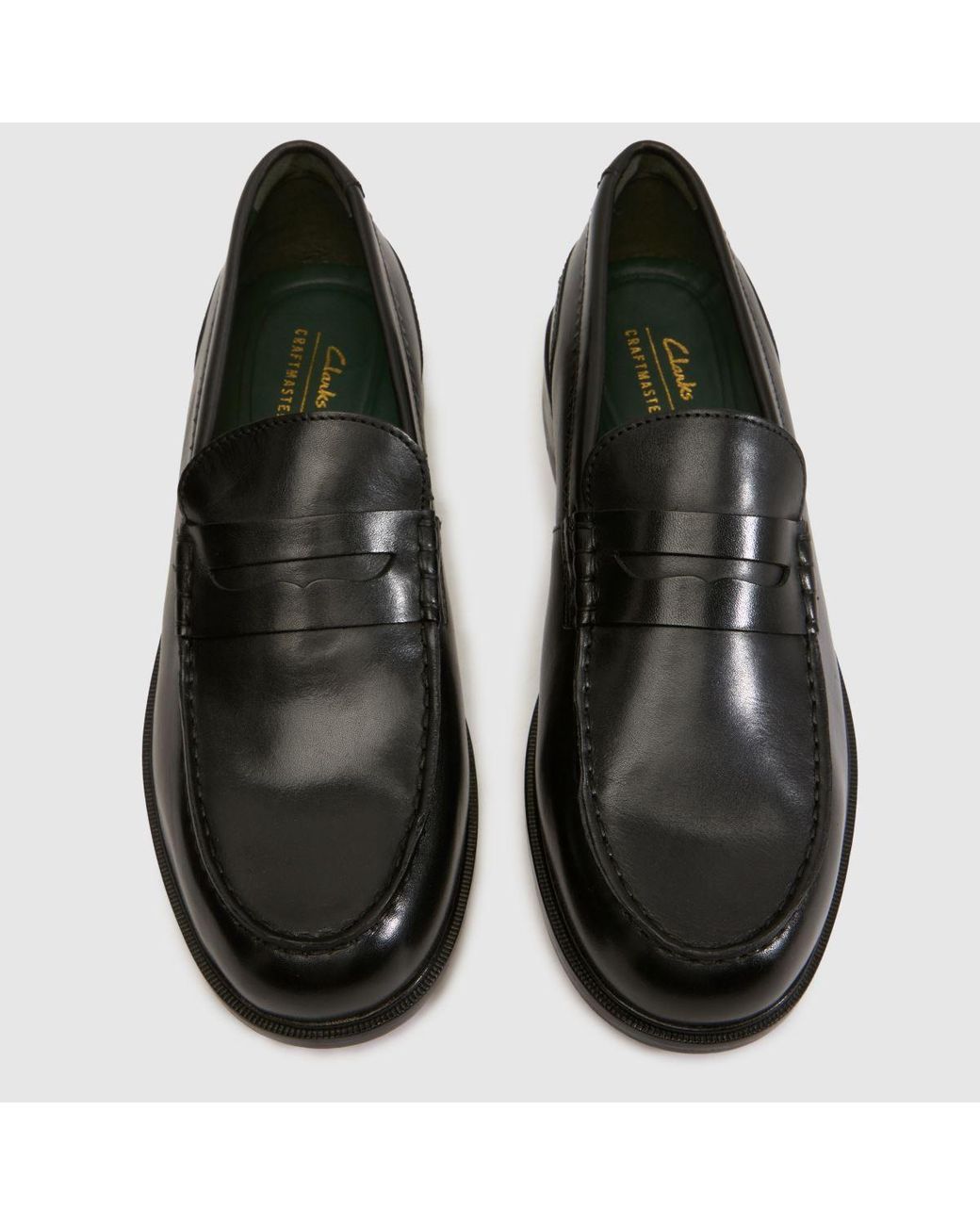 Clarks Black Craft James Lo Loafer Shoes for men