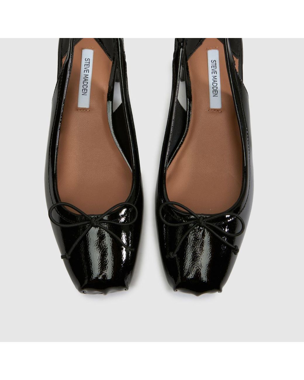 Steve Madden Black Loved Sling-Back High Heels