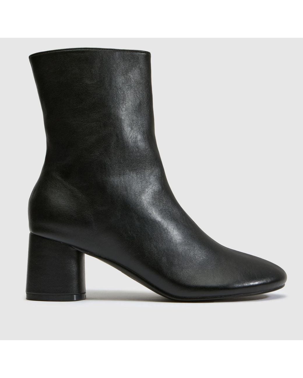 Schuh Black Blush Swung Toe Boots