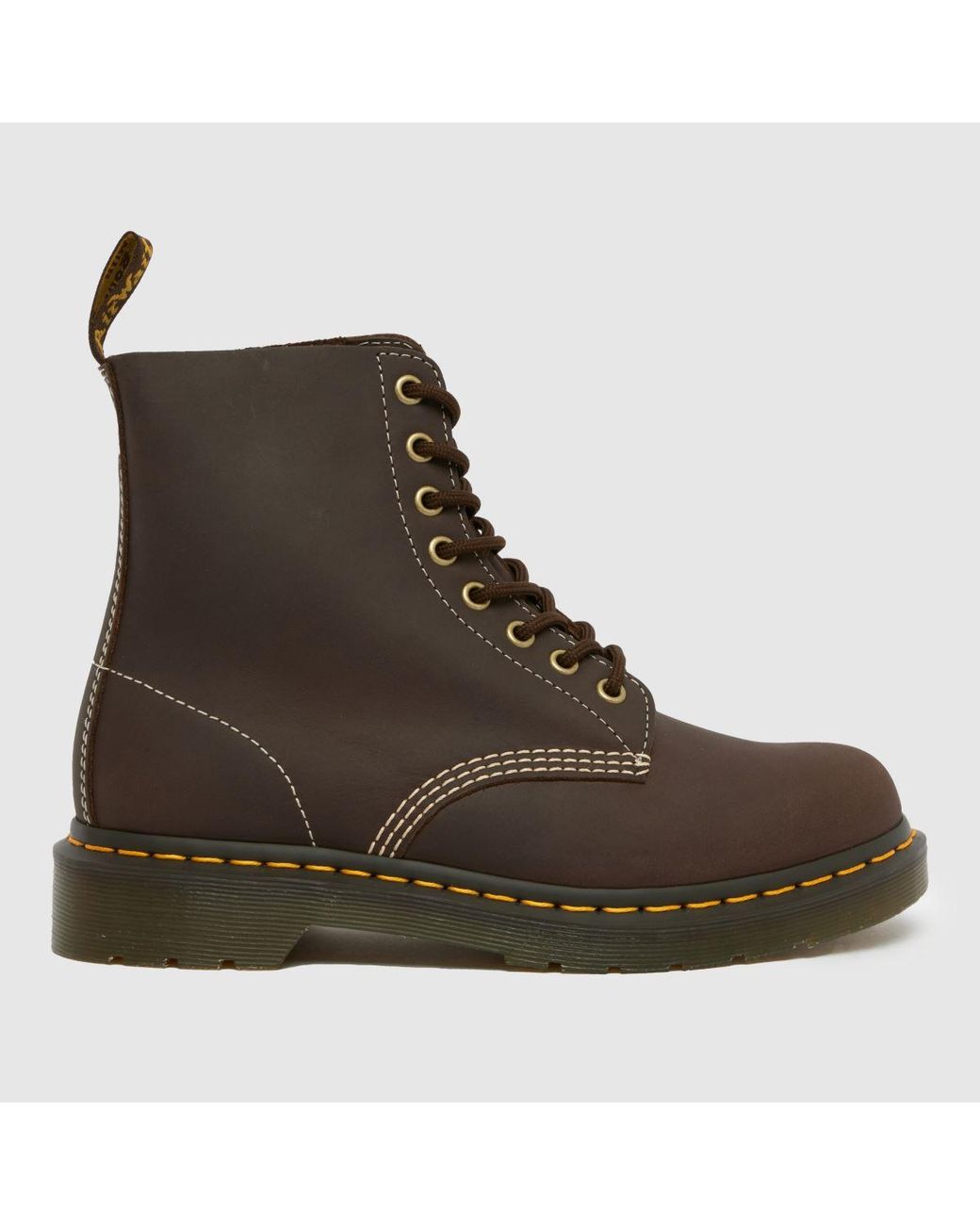 Dr. Martens Brown Dr Martens 1460 Pascal Lace Up Boots