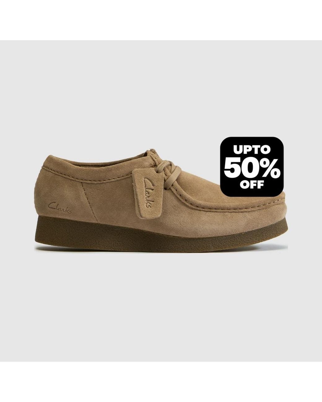 Clarks Brown Wallabee Evo Shoes for men