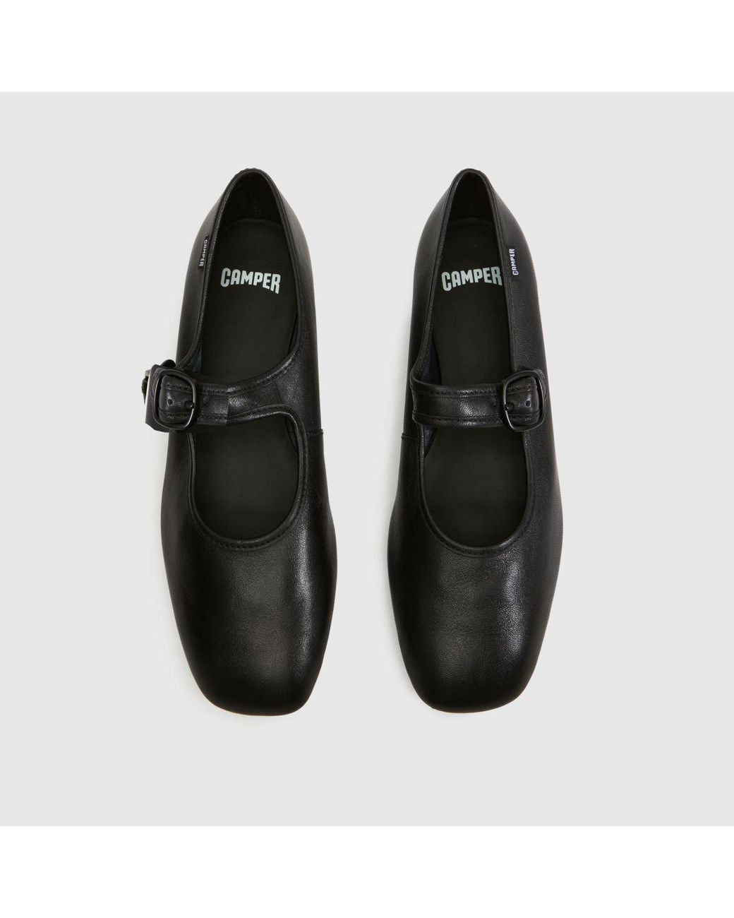 Camper Black Myra Mary Jane Flats