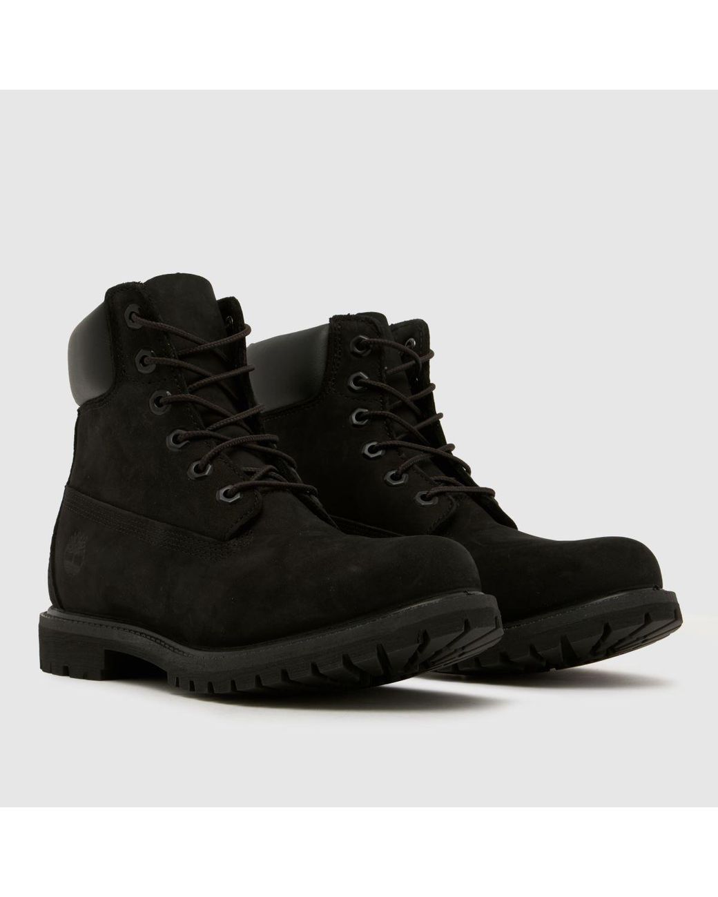 Timberland Black 6 Inch Premium Boots