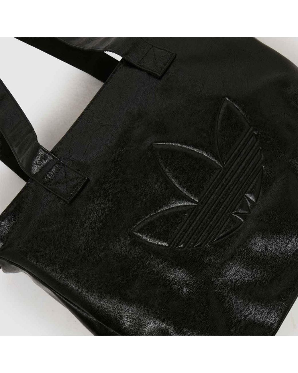 Adidas Black Metallic Shopper Tote Bag