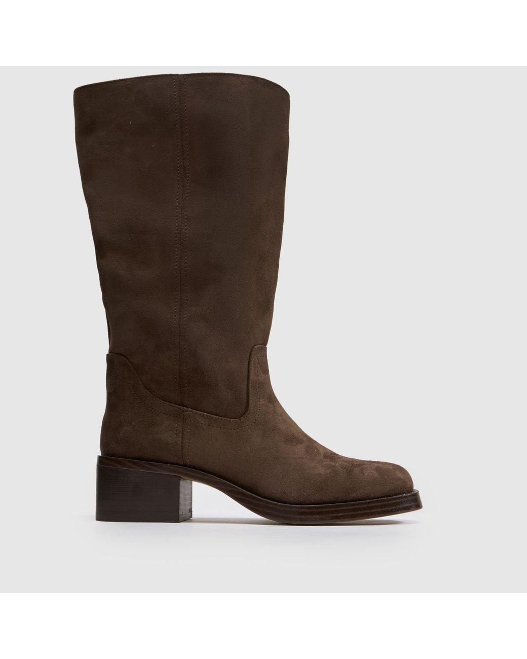 Schuh Brown Denmark Pull On Knee Boots