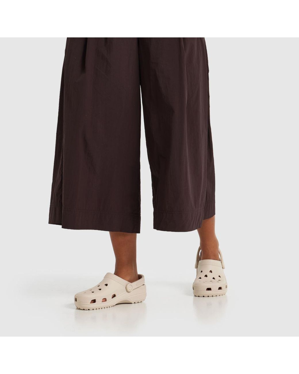CROCSTM Natural Classic Hearts Cut Out Clog Sandals