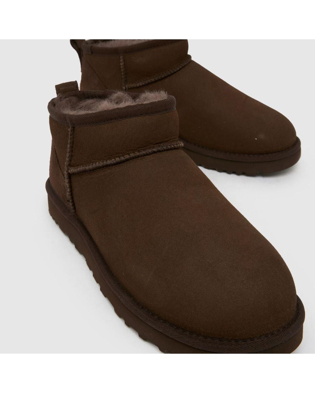 Ugg Brown Classic Ultra Mini Ii Boots