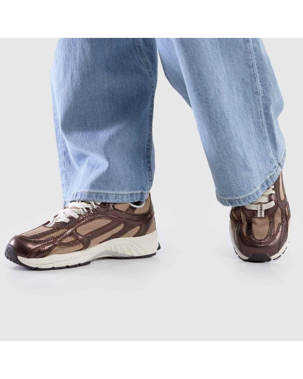Mercer Brown Re-Run Cracked Trainers