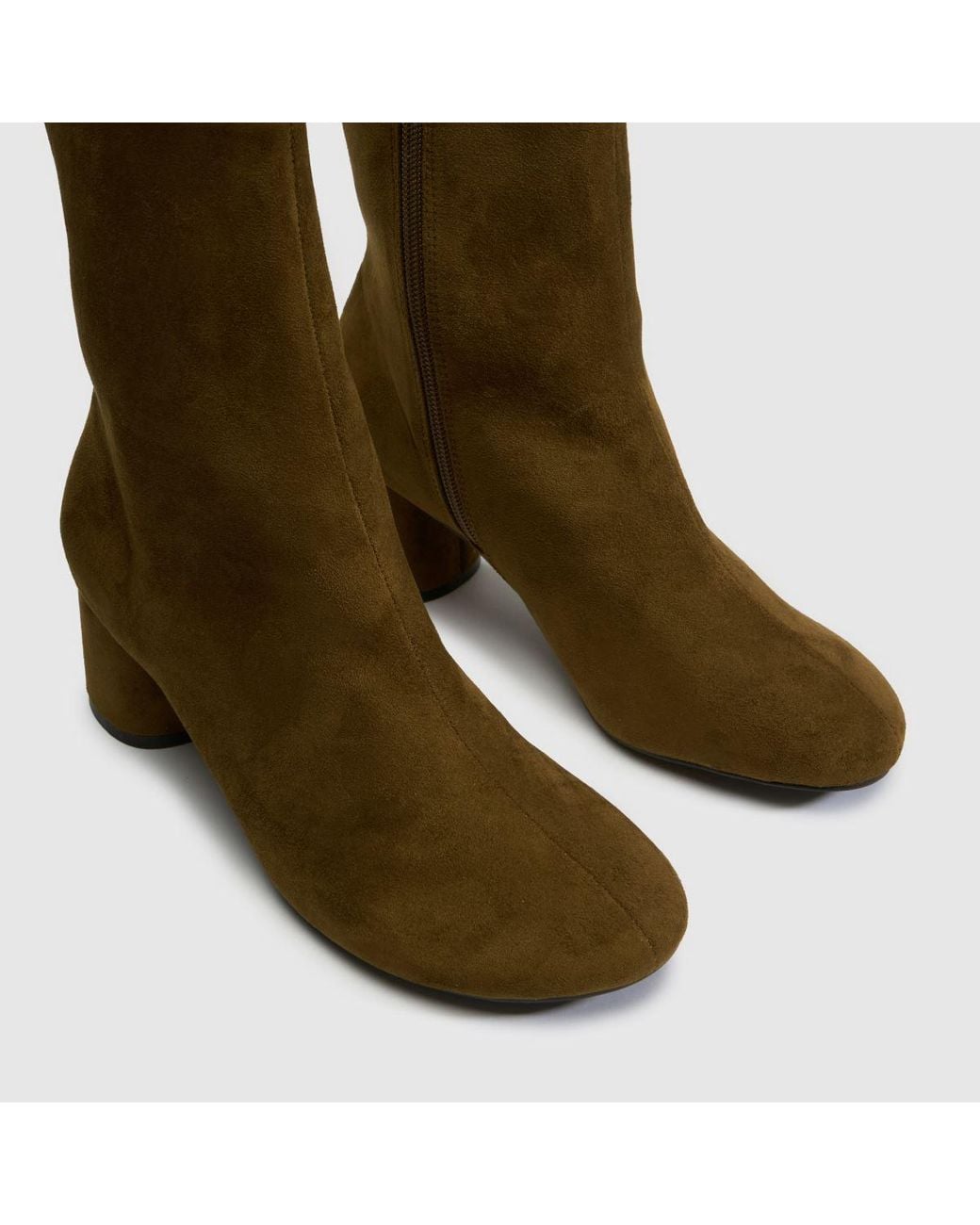 Schuh Green Blush Swung Toe Boots