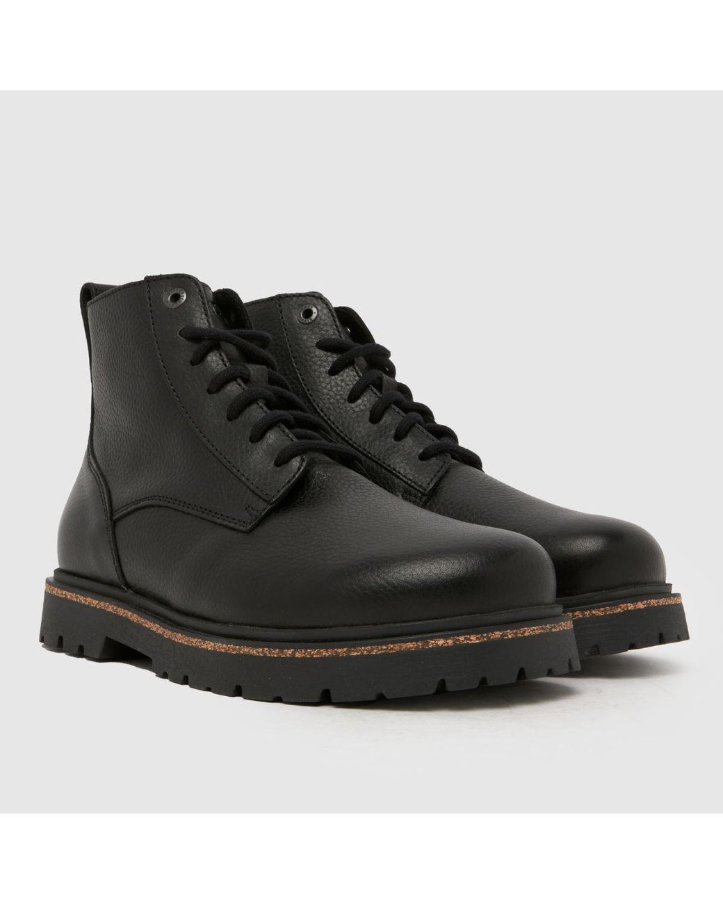 Birkenstock Black Highwood Lace Mid Boots