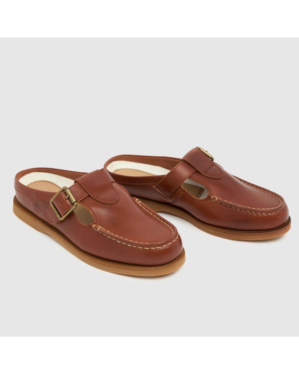 Timberland Brown Classic Boat Mule Sandals