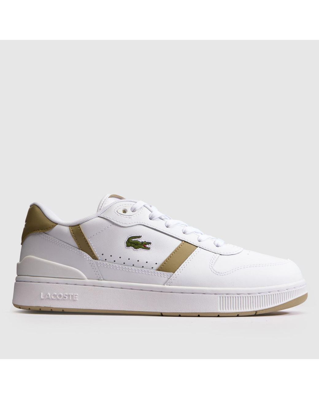 Lacoste White T-Clip Trainers for men