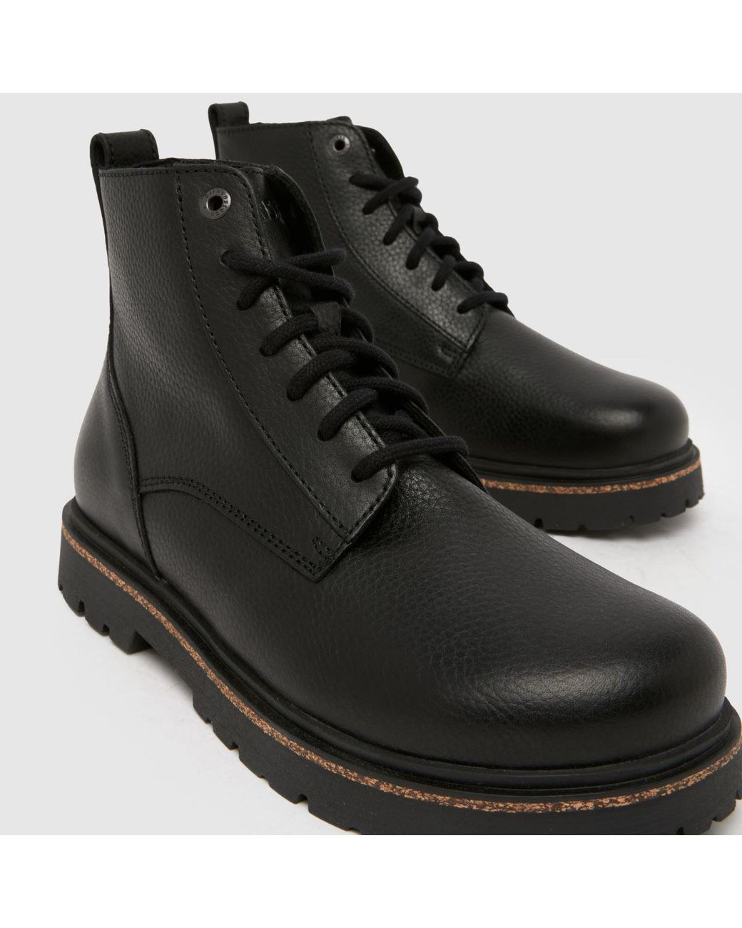 Birkenstock Black Highwood Lace Mid Boots