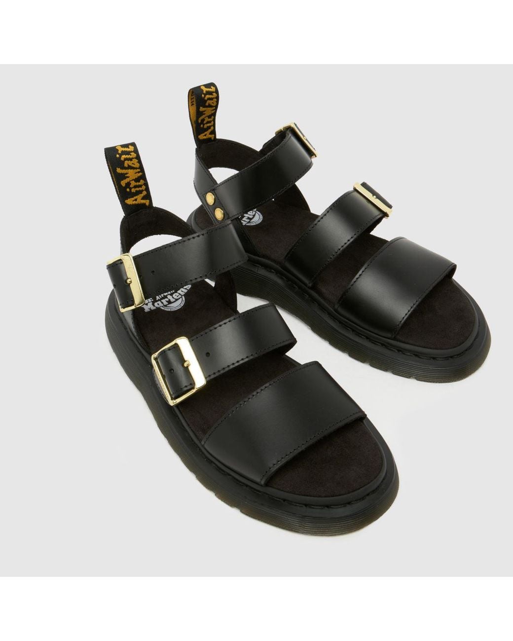 Dr. Martens Black Gryphon Sandals