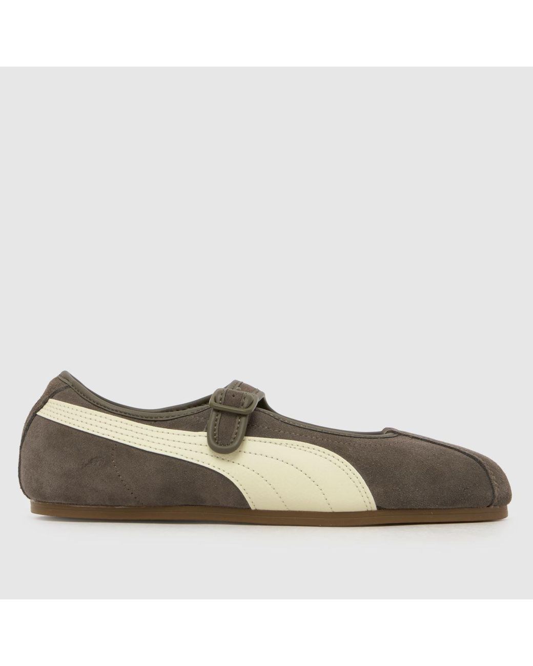 PUMA Brown Tacklette Trainers