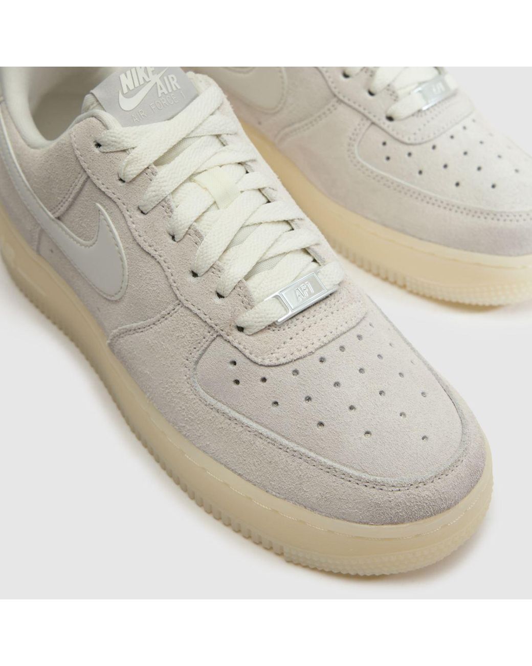 Nike Gray Air Force 1 Trainers