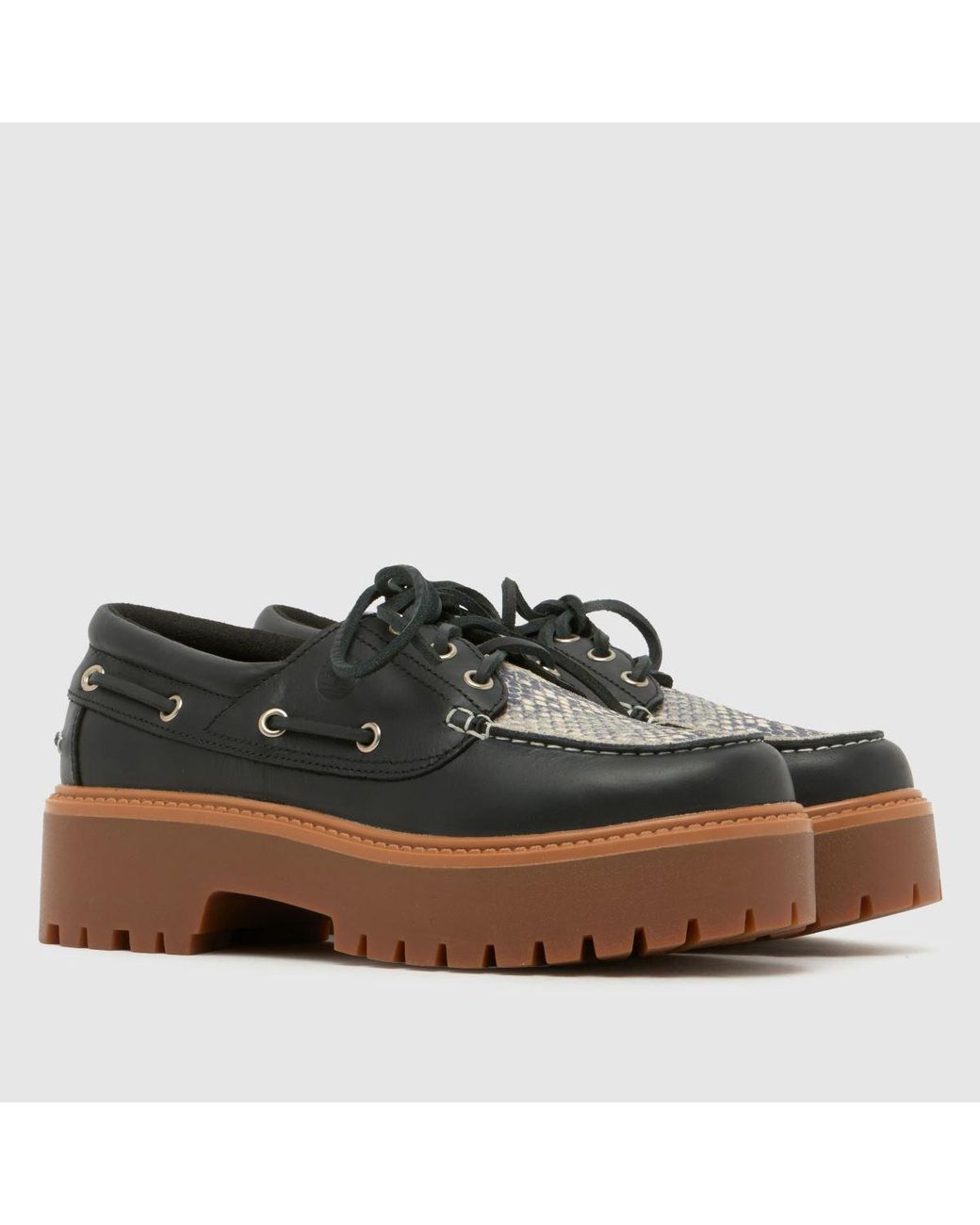 Timberland Black Stone Street Boat Flats