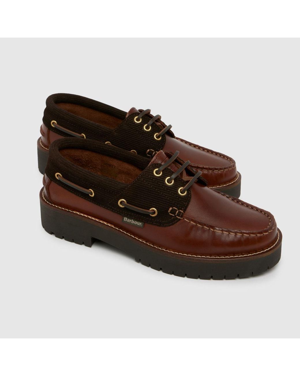 Barbour Brown Darras Boat Flats