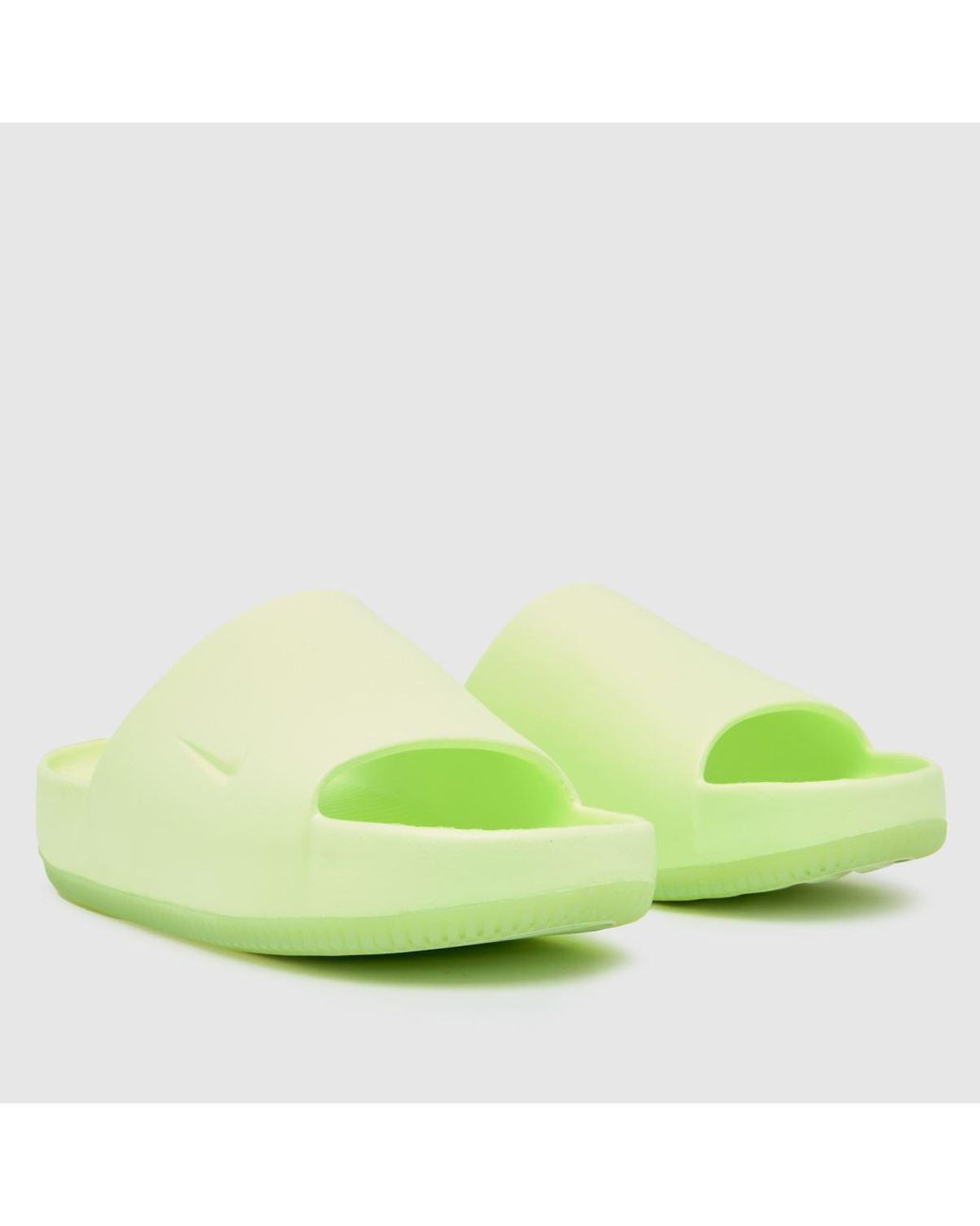 Nike Calm Slides in Green Lyst UK