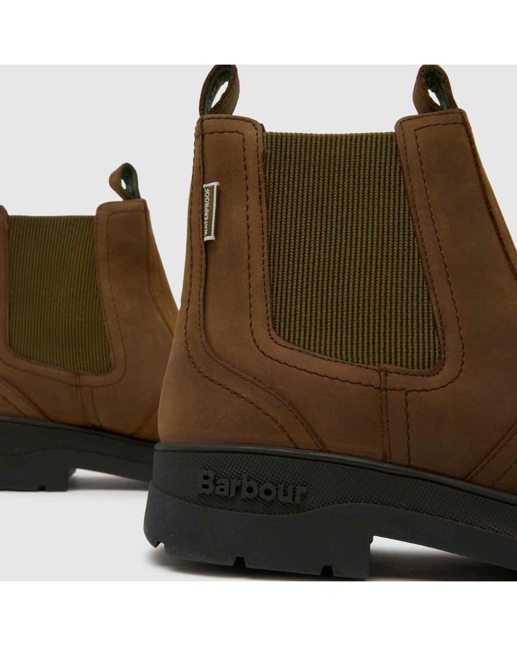 Barbour Brown Turnbull Chelsea Boots for men