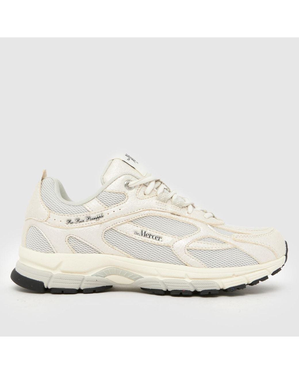 Mercer White Re-Run Pineapple Trainers