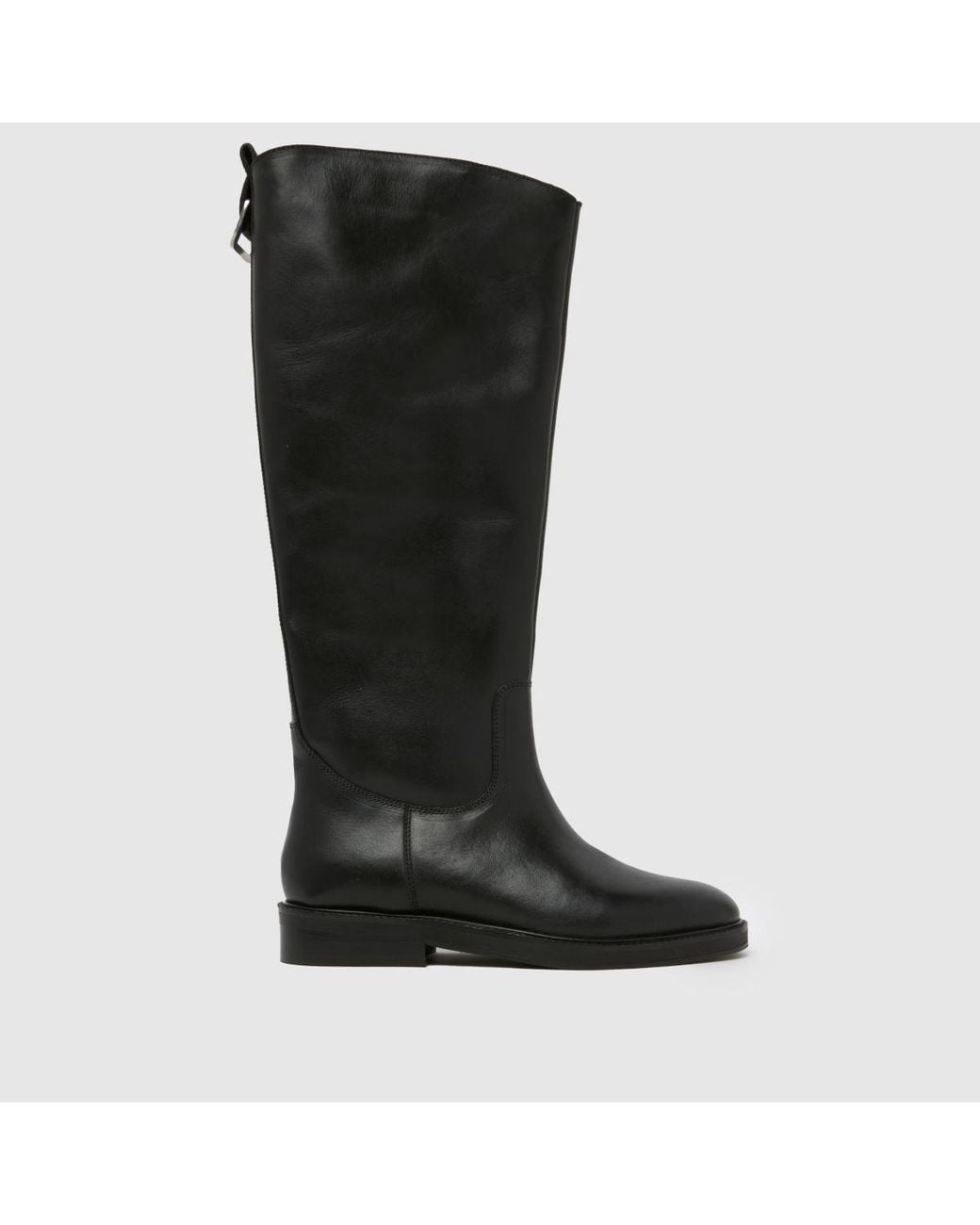 Schuh Black Daffodil Leather Riding Boots