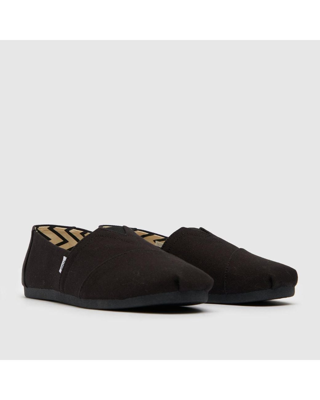 TOMS Black Alpargata Canvas for men