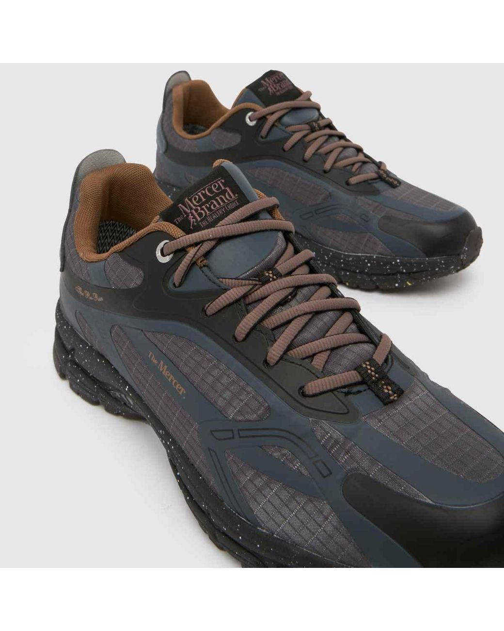 Mercer Black Re-Run Outdoor Trainers for men