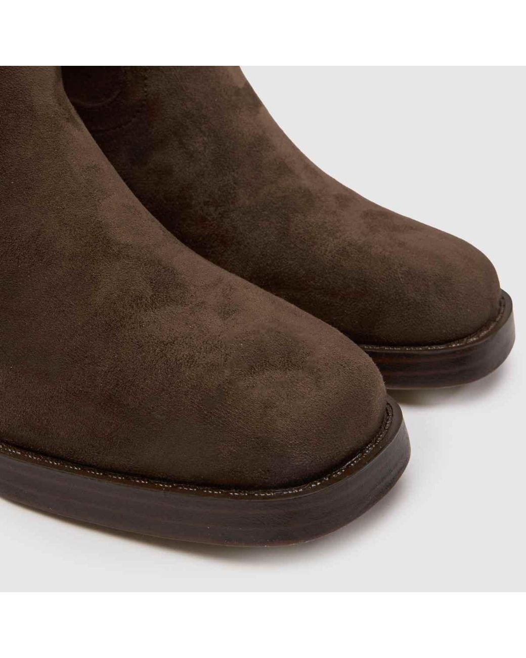 Schuh Brown Denmark Pull On Knee Boots
