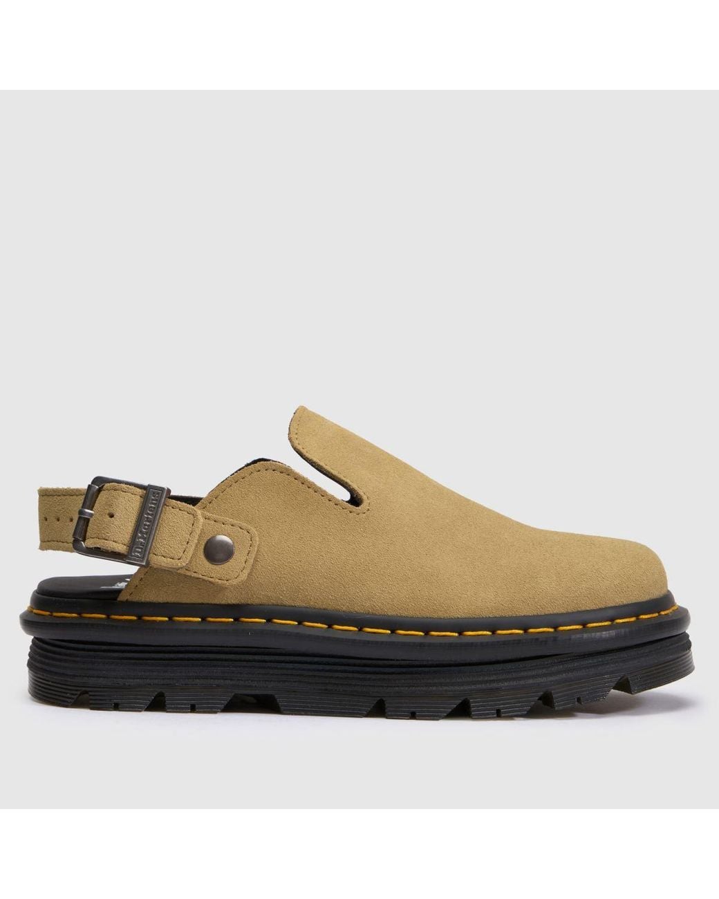 Dr. Martens Brown Zebzag Mule Sandals