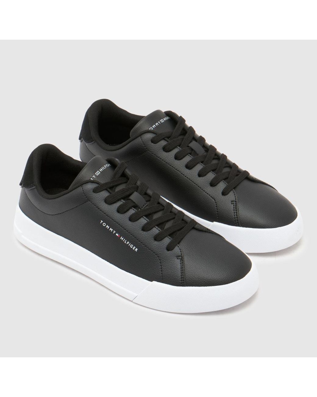 Tommy Hilfiger Black Court Core Trainers for men