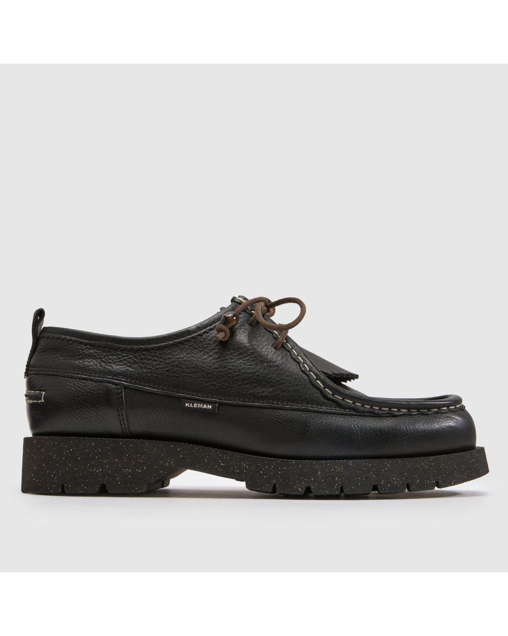 Kleman Black Padror Shoes for men