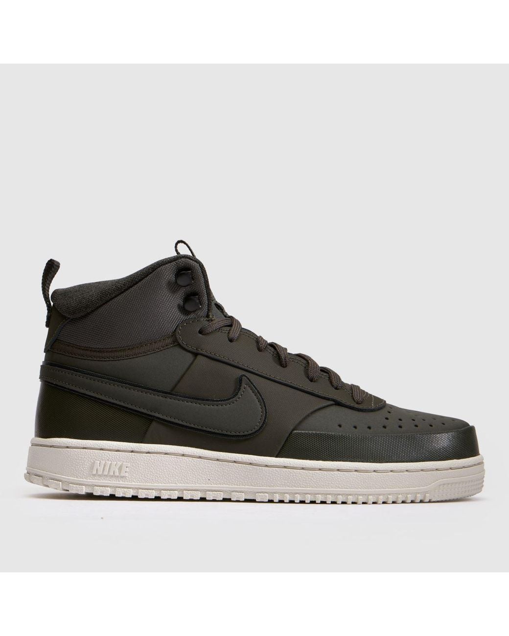 Nike Black Court Vision Mid Trainers for men