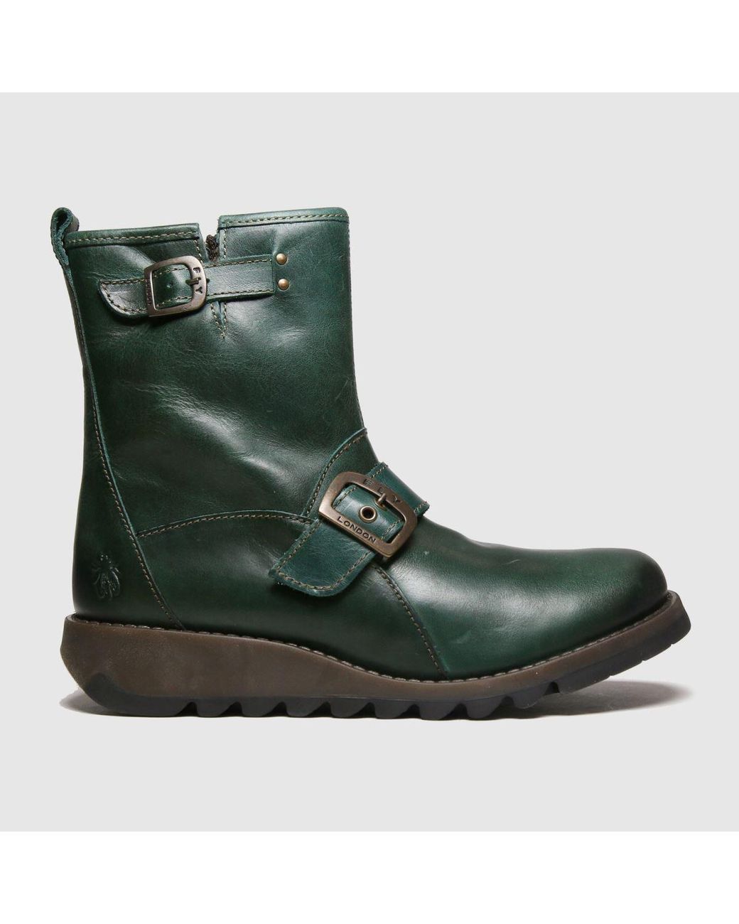 Fly London Sino Boots in Green | Lyst UK