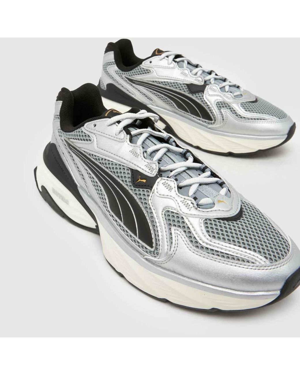 PUMA White Fade Nitro Trainers for men